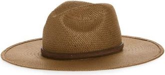 Janessa Leon&eacute; Judith Straw Hat in Brown at Nordstrom, Size X-Large