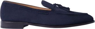 Scarosso Duccio Abyss Licht Su&egrave;de Loafers - Heren - Loafers - Blauw - 40 1/2 EU - Su&egrave;de - Schoenen