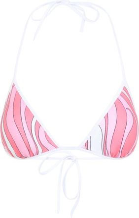 Pucci Top de Bikini Tri&aacute;ngulo - Swimwear - Mujer - Rosa - XS