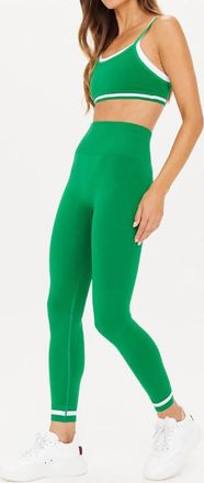 The Upside Form Seamless 25In Midi Pant In Green