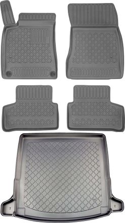 OEM Juego De Alfombrillas Para Coche Y Maletero Para Mercedes Cla X118 Kombi Desde Septiembre De 2019