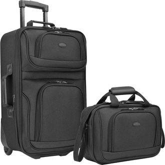 Travelers Choice Us Traveler Rio Expandable 2Pc Luggage Set