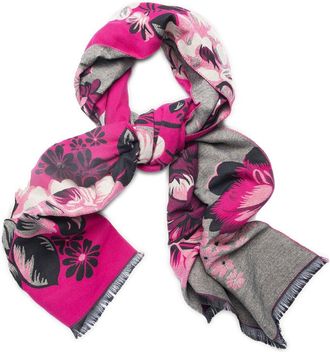 Saachi Reversible Blossom Burst Scarf