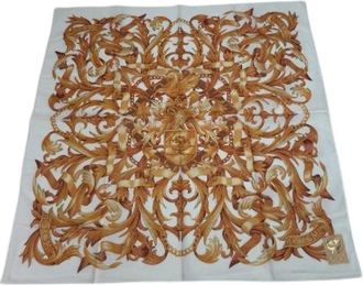 MCM Pre-owned Vintage Scarf - Dames - Vintage Accessoires - Beige - ONE Size - Katoen - Vintage