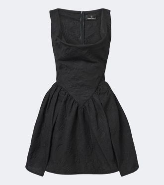 Vivienne Westwood Sunday floral jacquard minidress