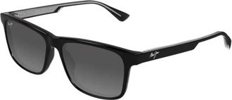 Maui Jim Okina Zonnebril - Heren - Zonnebrillen - Zwart - 55 MM - Accessoires