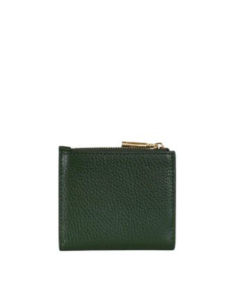 Coccinelle Grained Leather Wallet - Green