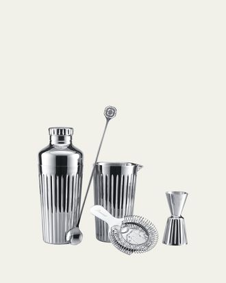 Baccarat Harmonie Stainless Steel 4-Piece Bar Accessories Set