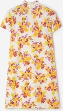 Burberry Floral Cotton Blend Dress