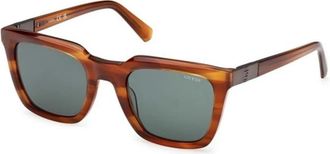 Guess Vierkante Zonnebril - Heren - Zonnebrillen - Bruin - 51 MM - Accessoires