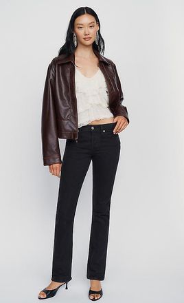 Re/Done Sim Cig Low-Rise Straight-Leg Jeans