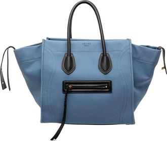 Celine Pre-owned Celine Medium Denim Phantom Luggage Tote Ladies T0W99NJ56GXR9YQX