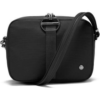 Pacsafe CX Square Crossbody in Econyl Black at Nordstrom