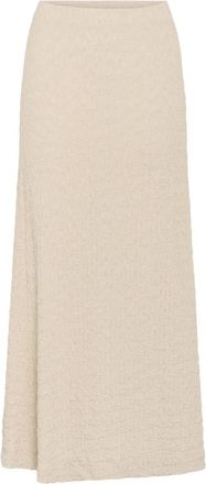 Inwear Rokken, Dames, Beige, L, Polyester, Eenvoudige A-lijn Rok Haze