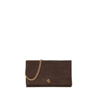 Ralph Lauren Bolso tipo cartera con cadena Adair II - Bags - Mujer - Marr&oacute;n - ONE SIZE