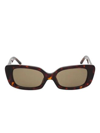 Magda Butrym Occhiali da sole squadrati - Marrone