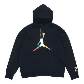 Nike Jordan Mens Air Jordan Multi-Color Large Logo Printing Autumn Black DN1471-010