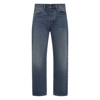 Carhartt Work in Progress Newel Logo-patch Washed Jeans
