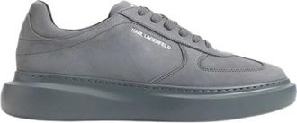 Karl Lagerfeld Kore Sneakers - Heren - Sneakers - Grijs - 43 EU - Leer - Schoenen
