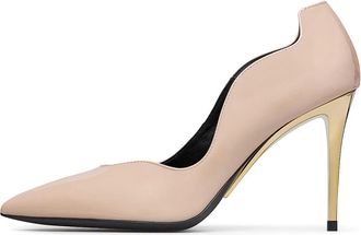Loriblu Decollete - Dames - Pumps - Beige - 39 EU - Leer - Schoenen