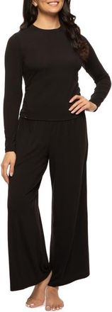 Felina Lena Pajamas in Black at Nordstrom, Size X-Large
