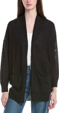 Eileen Fisher Eileen Fisher Open Front Linen-Blend Cardigan