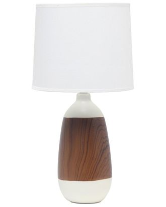Lalia Home Ceramic Oblong Table Lamp