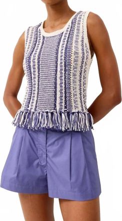 Marie Oliver Collins Sleeveless Tank In Deckhand