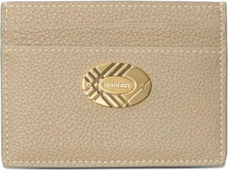 Burberry Pasjeshouder met logoplakkaat - Beige