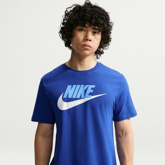 Nike Mens Nike Sportswear T-Shirt in Blue | AR5004-417