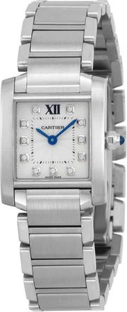 Cartier Tank Francaise Silver Dial Ladies Watch WE110006