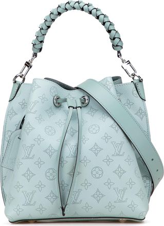 Louis Vuitton Pre-owned Womens Mahina Bucket Bag Monogram Leather - Light Blue - One Size