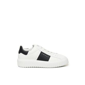 Hogan Sneakers, male, White, 9 UK, Leather Trainers with Rivet Details