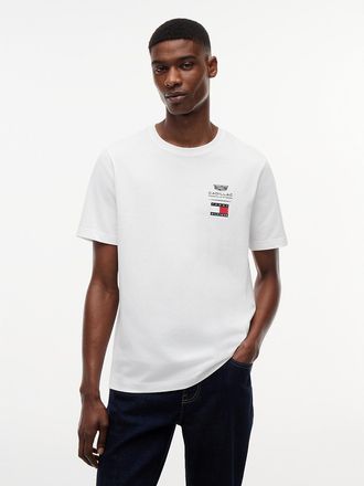 Tommy Hilfiger Mens Tommy x Cadillac F1 Team Logo T-Shirt - White - XS