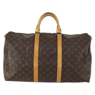 Louis Vuitton Pre-owned Weekend Bags, unisex, Brown, Size: ONE SIZE Pre-owned Keepall bag