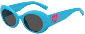 Chiara Ferragni CF 7004/S MVU/IR Womens Sunglasses Blue Size 50