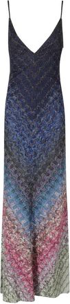 Missoni Gebreide Jurk - Dames - Kleedjes - Veelkleurig - XS - Kleedjes