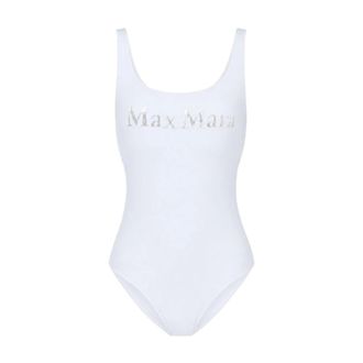 Max Mara Dames, Badkleding, Wit, Maat: S Polyamide