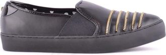 Armani Jeans Stijlvolle Loafers voor Mannen - Dames - Sneakers - Zwart - 36 EU - Schoenen