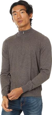 Faherty Movement 1/4 Zip Sweater Mens Sweater Walnut Creek Heather : 2XL, Cotton/Polyester