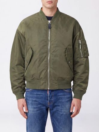Dsquared2 Bomber in nylon bicolore con tasche applicate