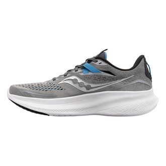 Saucony Mens Ride 15 Running Shoe, Alloy/Topaz, 11