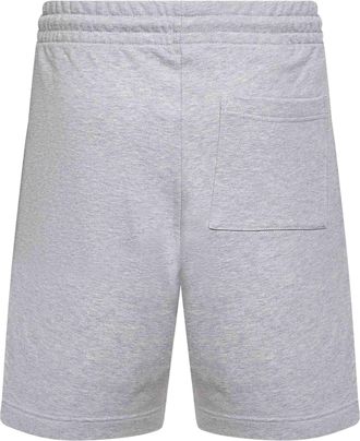 Dries Van Noten Mens Bermuda Shorts Melange Grey Cotton