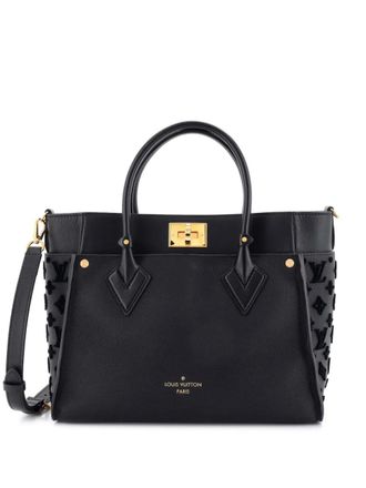 Louis Vuitton On My Side Monogram Tuffetage Leather MM tote bag - Nero