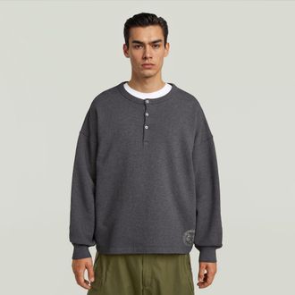 G-Star G-S016 Henley Sweatshirt - Meerkleurig - Heren