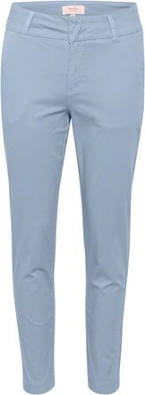 Part Two Faded Denim Straight-Leg Broek - Dames - Chinos - Blauw - XL - Denim - Broeken