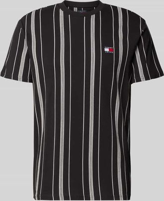 Tommy Jeans Regular Fit T-Shirt aus reiner Baumwolle in Black, Gr&ouml;&szlig;e XXL