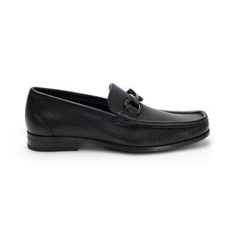 Ferragamo Mens Black Loafers, US Size 5