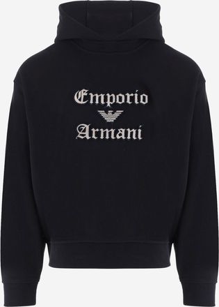Emporio Armani katoenen hoodie met logo