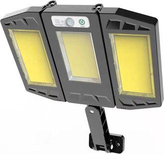 Trade Shop Trade Shop - Lampione Led Cob With Fotovoltaic Solare Pannello Sensore Moviment 30w